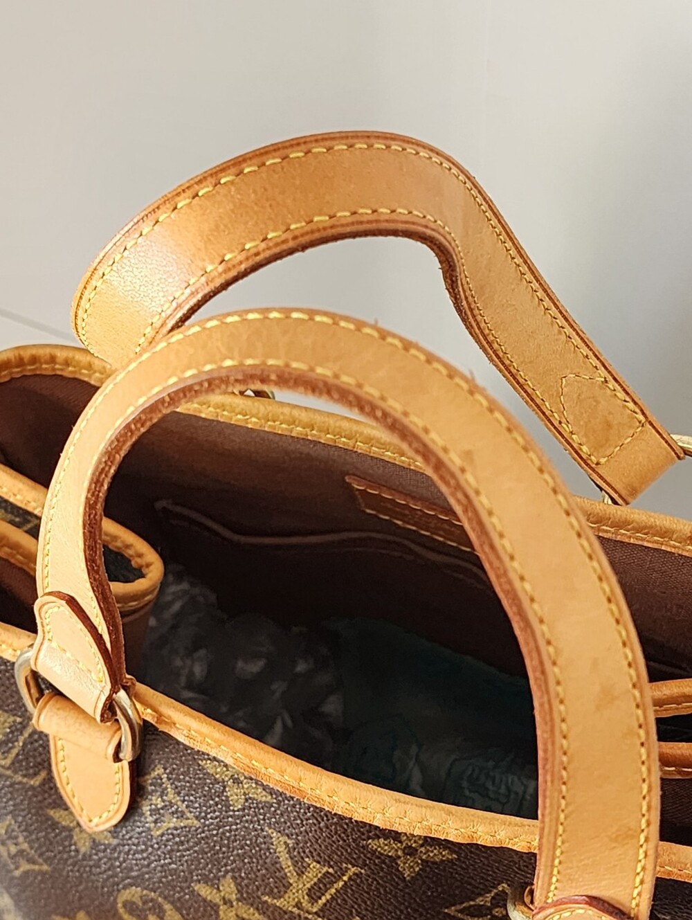 Louis Vuitton Batignolles Vertical PM Bucket Monogram Top Handle Bag / Mini Tote - Picture 11 of 16